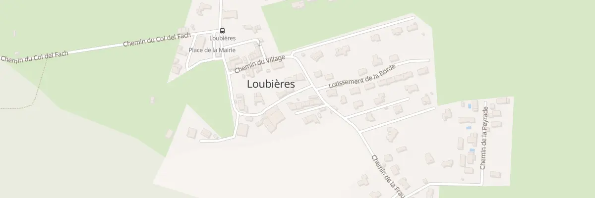 Plan du 5 Pl du Cazal à Loubières