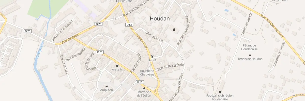 Plan du 47 Grande Rue à Houdan