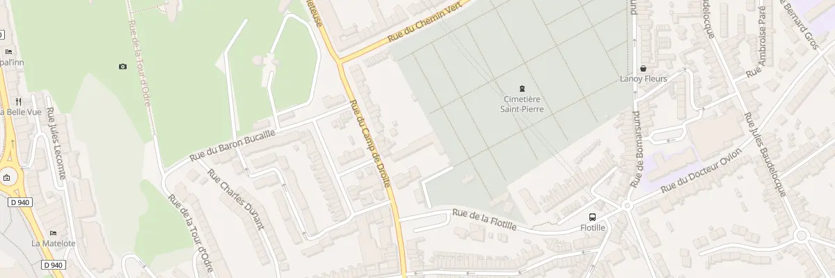 Plan du 150 Rue du Camp de Droite à Boulogne-sur-Mer