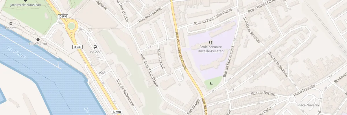 Plan du 53 Rue du Camp de Droite à Boulogne-sur-Mer