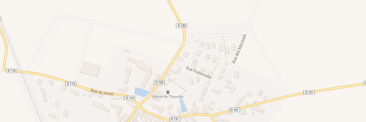 Plan du 1A Rue Fraternelle à Theuville