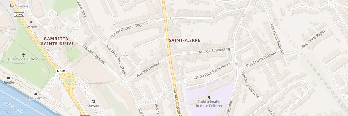 Plan du 86 Rue du Camp de Droite à Boulogne-sur-Mer