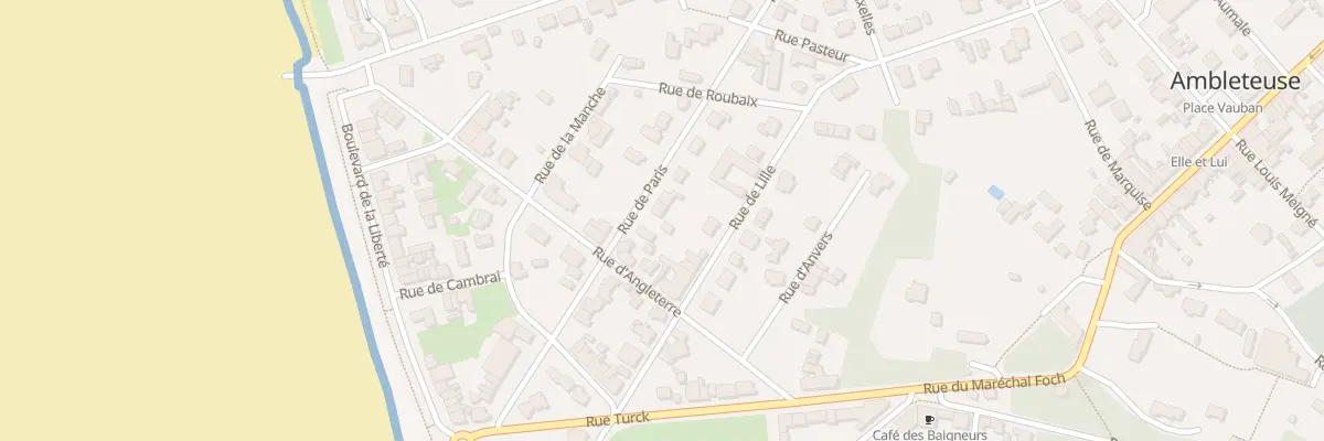 Plan du 13 Rue de Paris à Ambleteuse