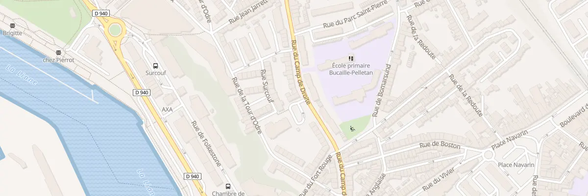 Plan du 45 Rue du Camp de Droite à Boulogne-sur-Mer