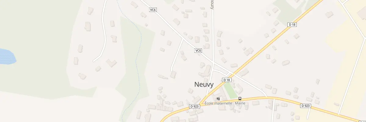 Plan du 1 Rte de la Suissière à Neuvy