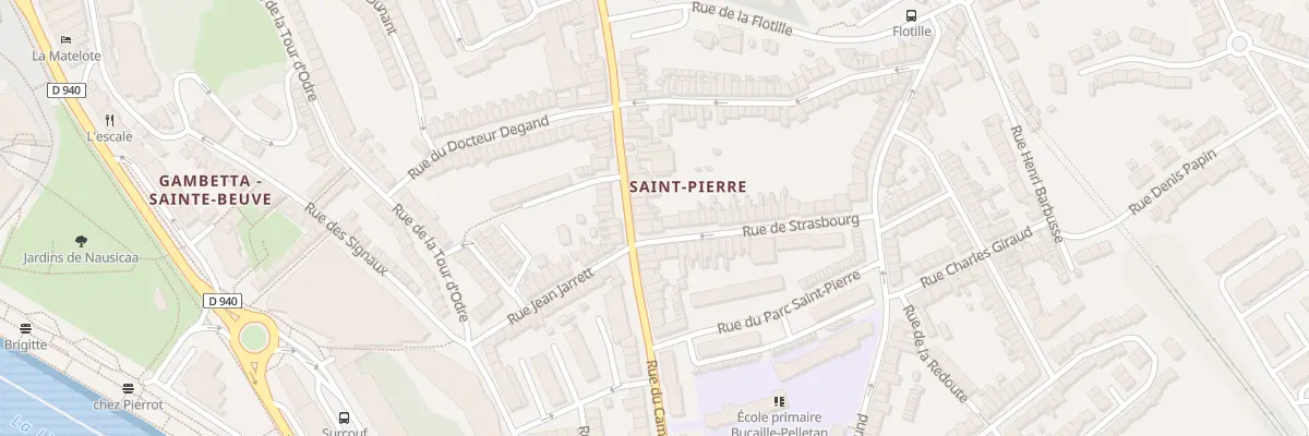 Plan du 94 Rue du Camp de Droite à Boulogne-sur-Mer