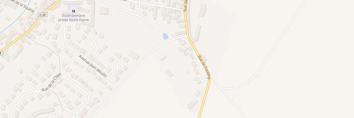 Plan du 28 Rue de Fonteny à Sours