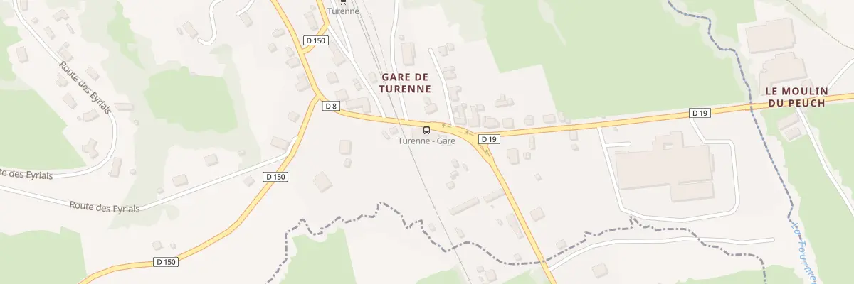 Plan du 20 Rte De La Merlette à Turenne