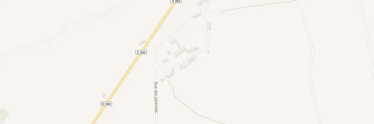 Plan du 3 Rue des Jabenots à Mosnay
