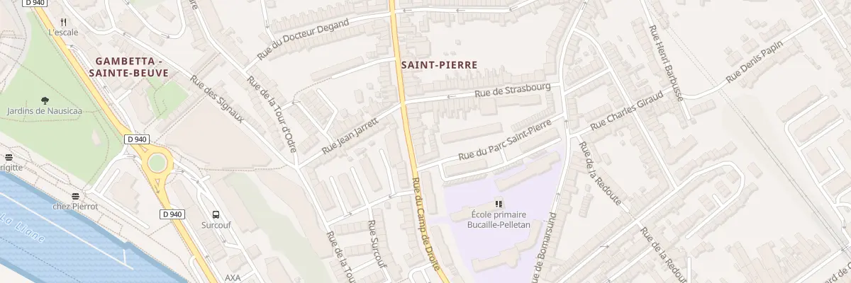 Plan du 70 Rue du Camp de Droite à Boulogne-sur-Mer