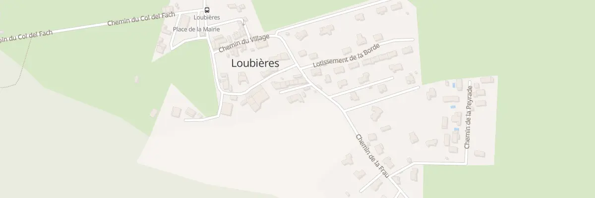 Plan du 2 Pl du Cazal à Loubières