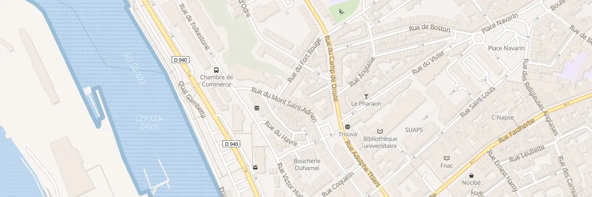 Plan du 20 Rue du Mont Saint Adrien à Boulogne-sur-Mer