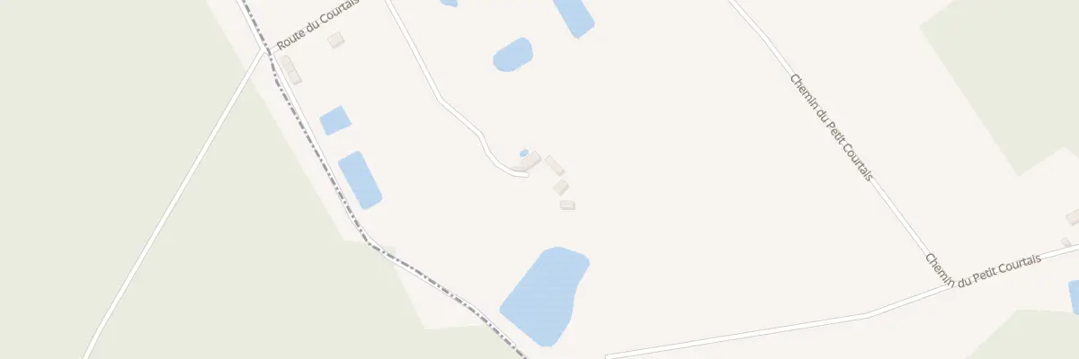 Plan du 33 Rte du Courtais à Courmemin