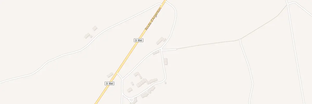 Plan du 6 Rue des Jabenots à Mosnay