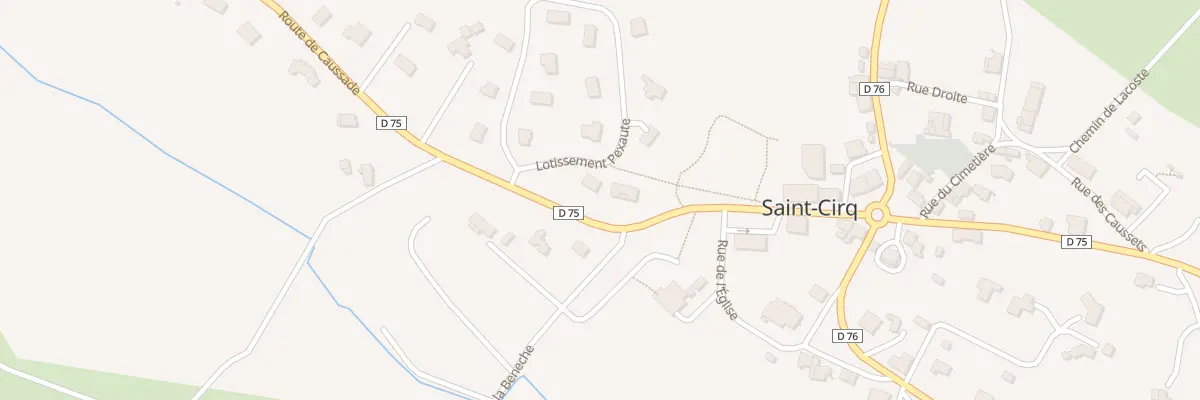 Plan du 2 Lot Pexaute à Saint-Cirq