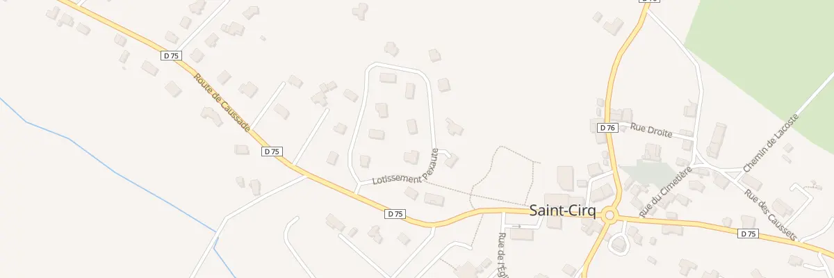 Plan du 3 Lot Pexaute à Saint-Cirq