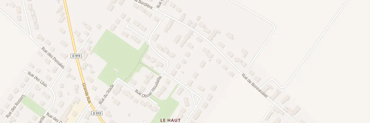 Plan du 23 Rue Olivier Houdaille à Villorceau