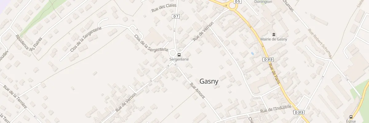 Plan du 13 Rue de Vernon à Gasny