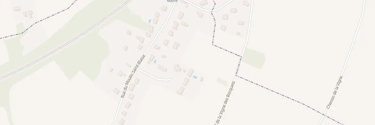 Plan du 12 Rue du Moulin St Blaise à Ménerville