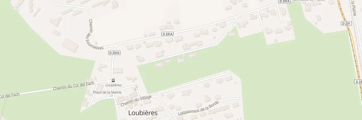Plan du 5001 Lot de la Plaine à Loubières