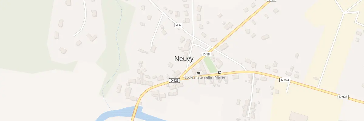 Plan du 1 Imp de Thoury à Neuvy