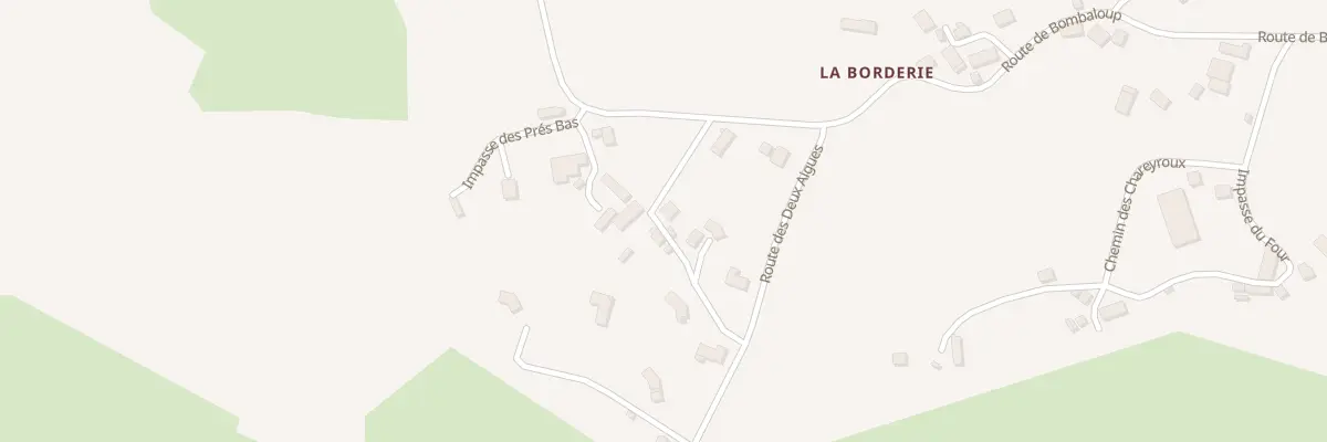 Plan du 5201 La Borderie à Chanteix