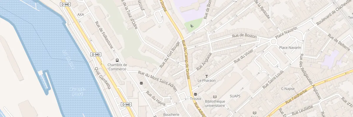 Plan du 15 Rue du Camp de Droite à Boulogne-sur-Mer