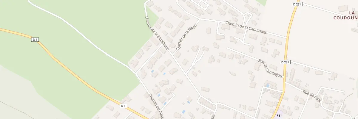 Plan du 2 Che de la Plano à Vernajoul