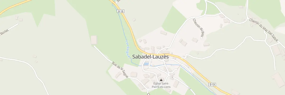 Plan du 5010 Bourg de Sabadel à Sabadel-Lauzès