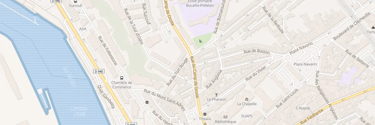 Plan du 27 Rue du Camp de Droite à Boulogne-sur-Mer