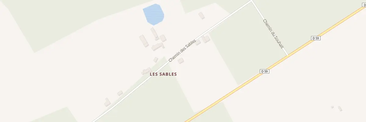 Plan du 5006 Les Sables à Gy-en-Sologne