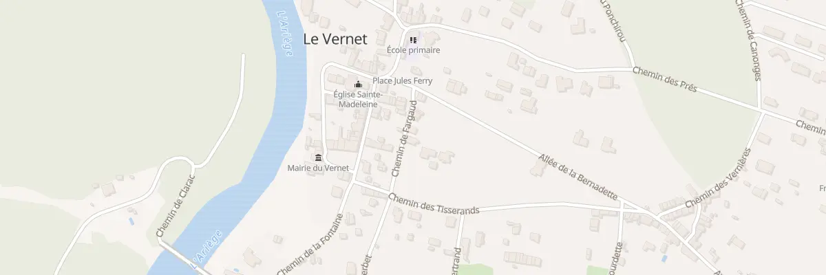 Plan du 9 Che Fargaud au Vernet