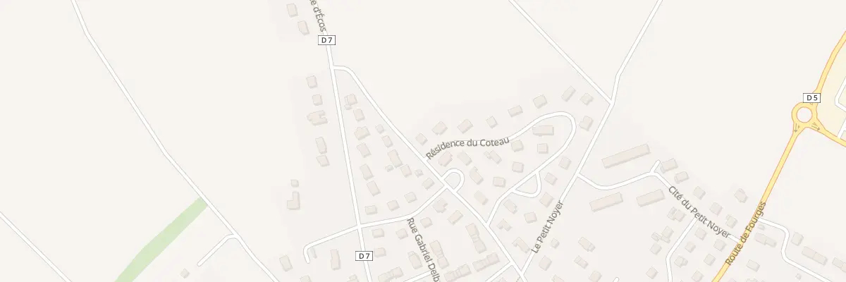Plan du 28 Res du Coteau à Gasny