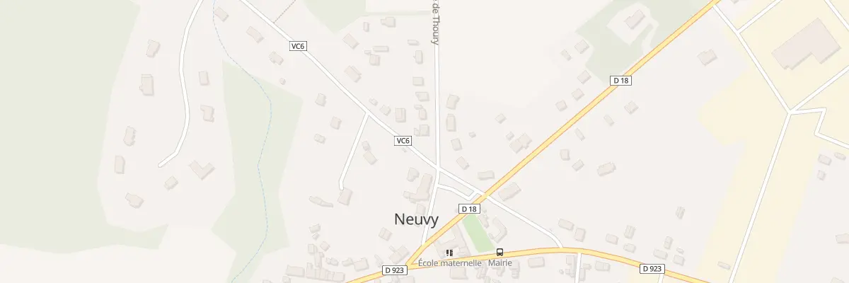 Plan du 7 Imp de Thoury à Neuvy
