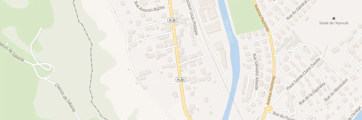Plan du 26 Av de Sabart à Tarascon-sur-Ariège