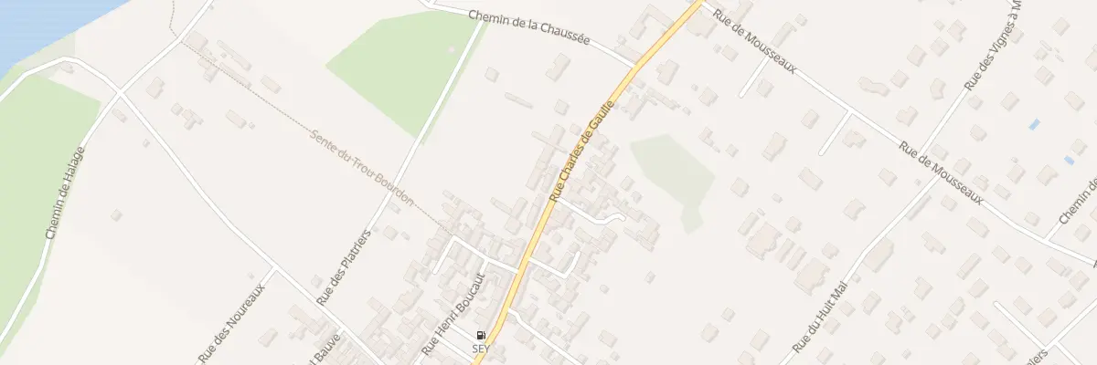 Plan du 119 Rue Charles de Gaulle à Freneuse