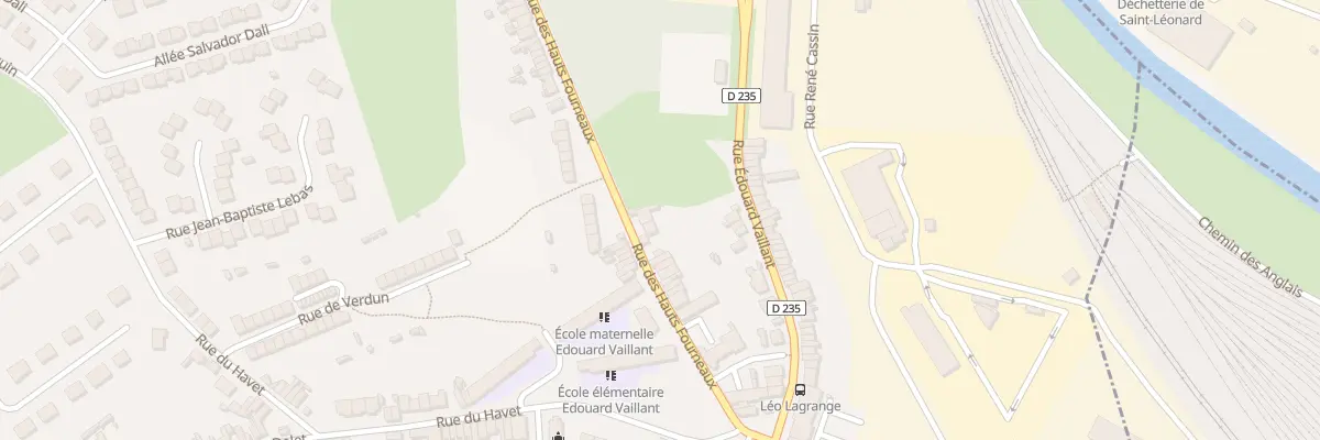 Plan du 257 Rue des Hauts Fourneaux à Outreau