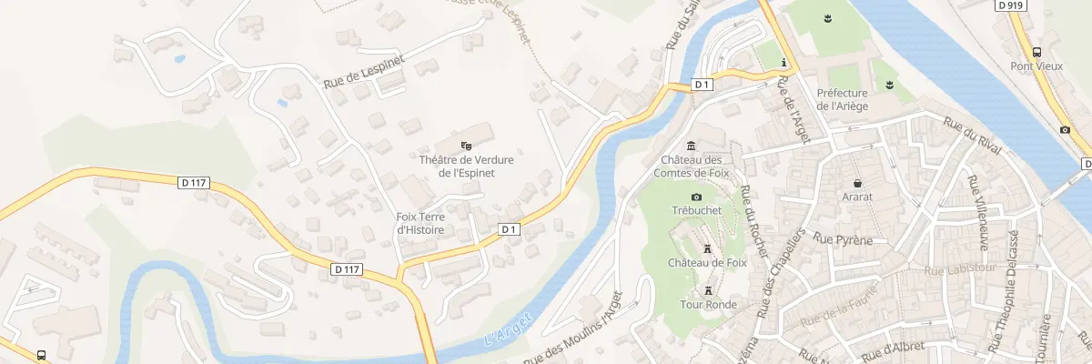 Plan du 23 Rue de l’Espinet à Foix