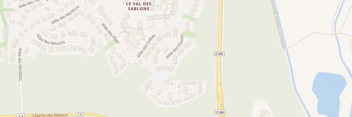 Plan du 103 All des Pluviers à Camiers