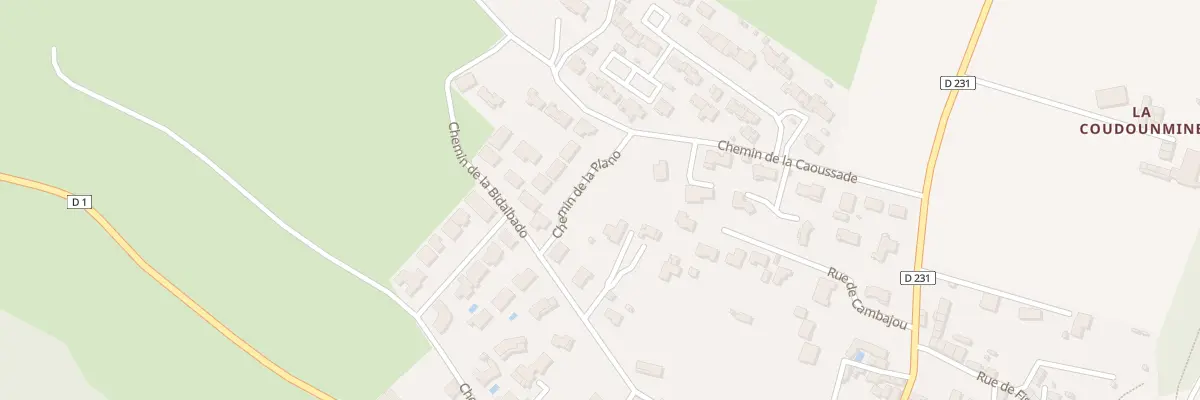 Plan du 8 Che de la Plano à Vernajoul