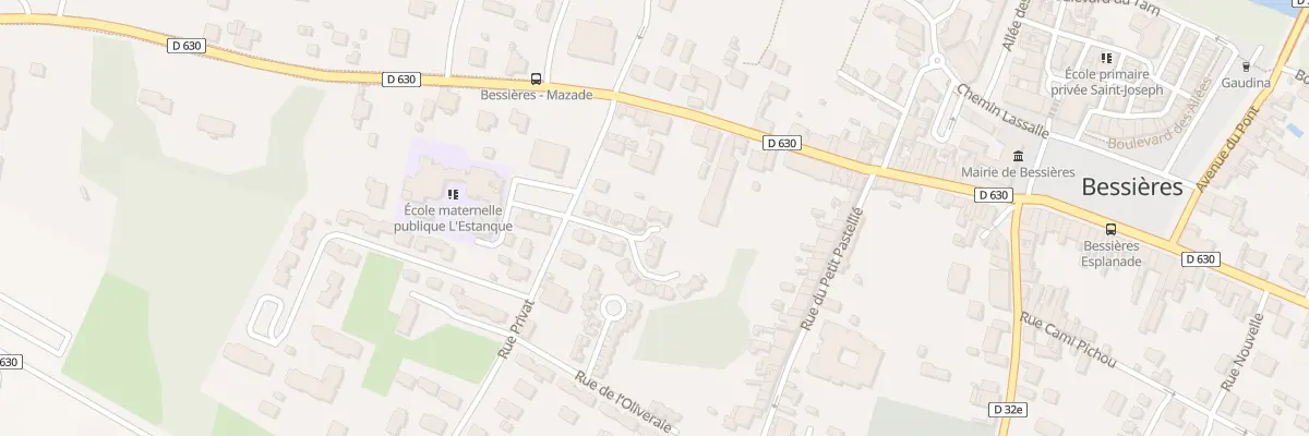 Plan du 59 Rue des Villageoises à Bessières