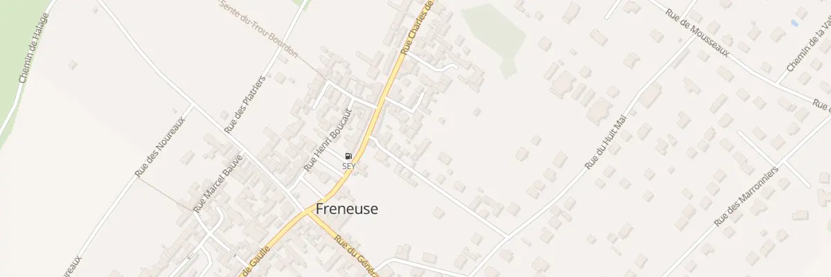 Plan du 142 Rue Charles de Gaulle à Freneuse