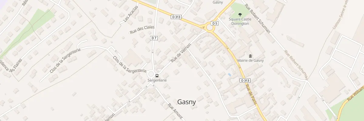 Plan du 5 Rue de Vernon à Gasny