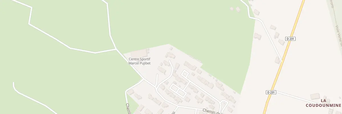 Plan du 1 Camps des Garrics à Vernajoul