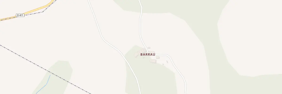 Plan du 2A Barrau à Benagues