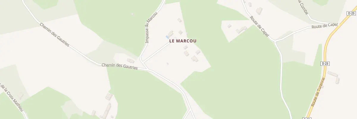 Plan du 758 Rte du Marcou à Martel