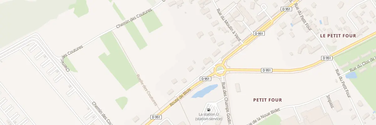 Plan du 74 Rte de Blois à Saint-Laurent-Nouan
