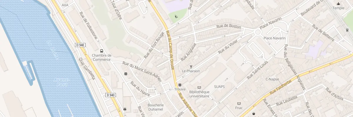 Plan du 14 Rue du Camp de Droite à Boulogne-sur-Mer