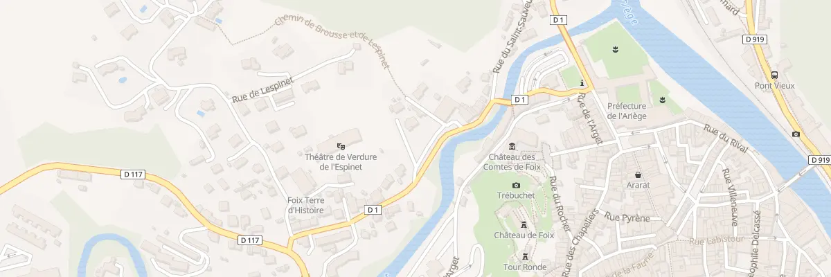 Plan du 21 Rue de l’Espinet à Foix