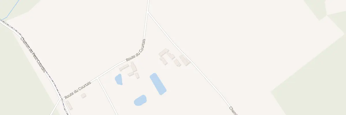 Plan du 4 Che du Petit Courtais à Courmemin